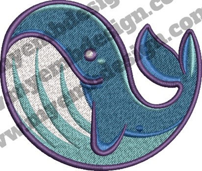 Whale Embroidery Designs