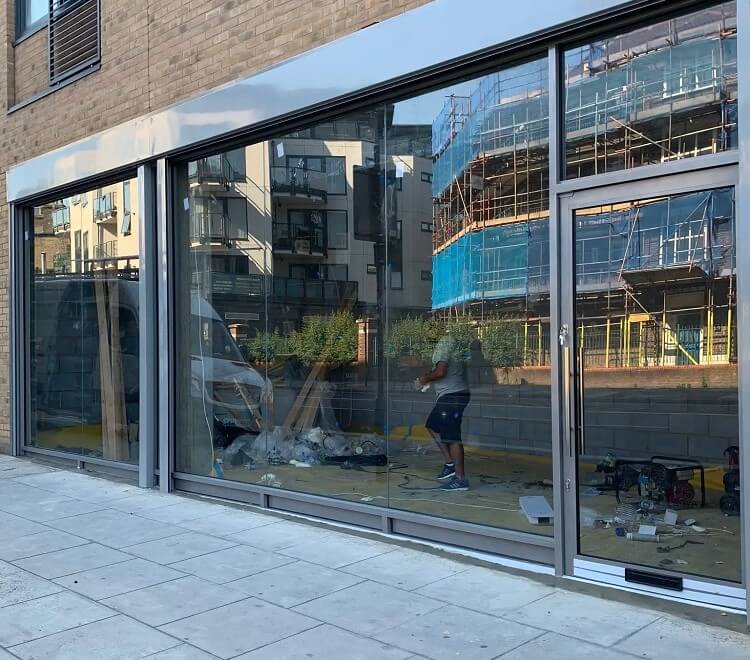 Aluminium & Toughened Shopfronts