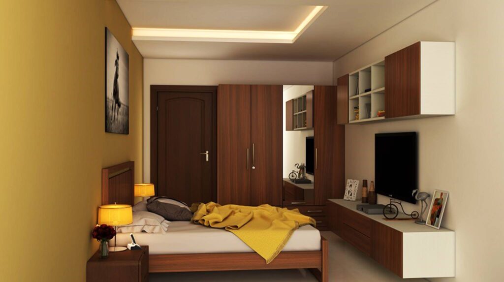 Luxury Bedroom Interior in Hyderabad4