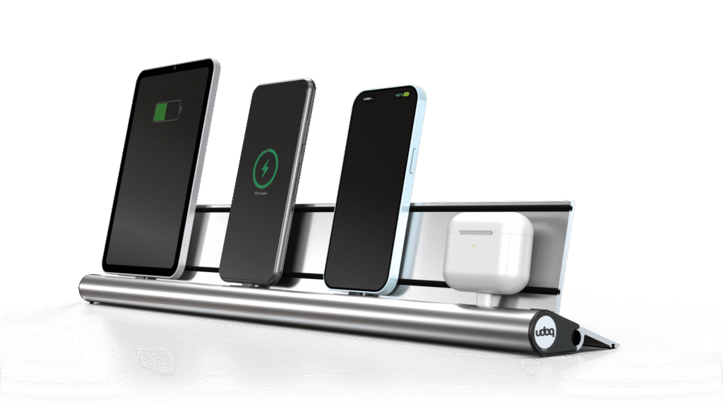 USB wall charging station