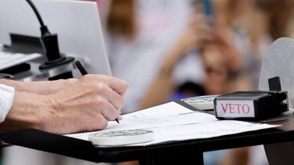 VETO elections concerning