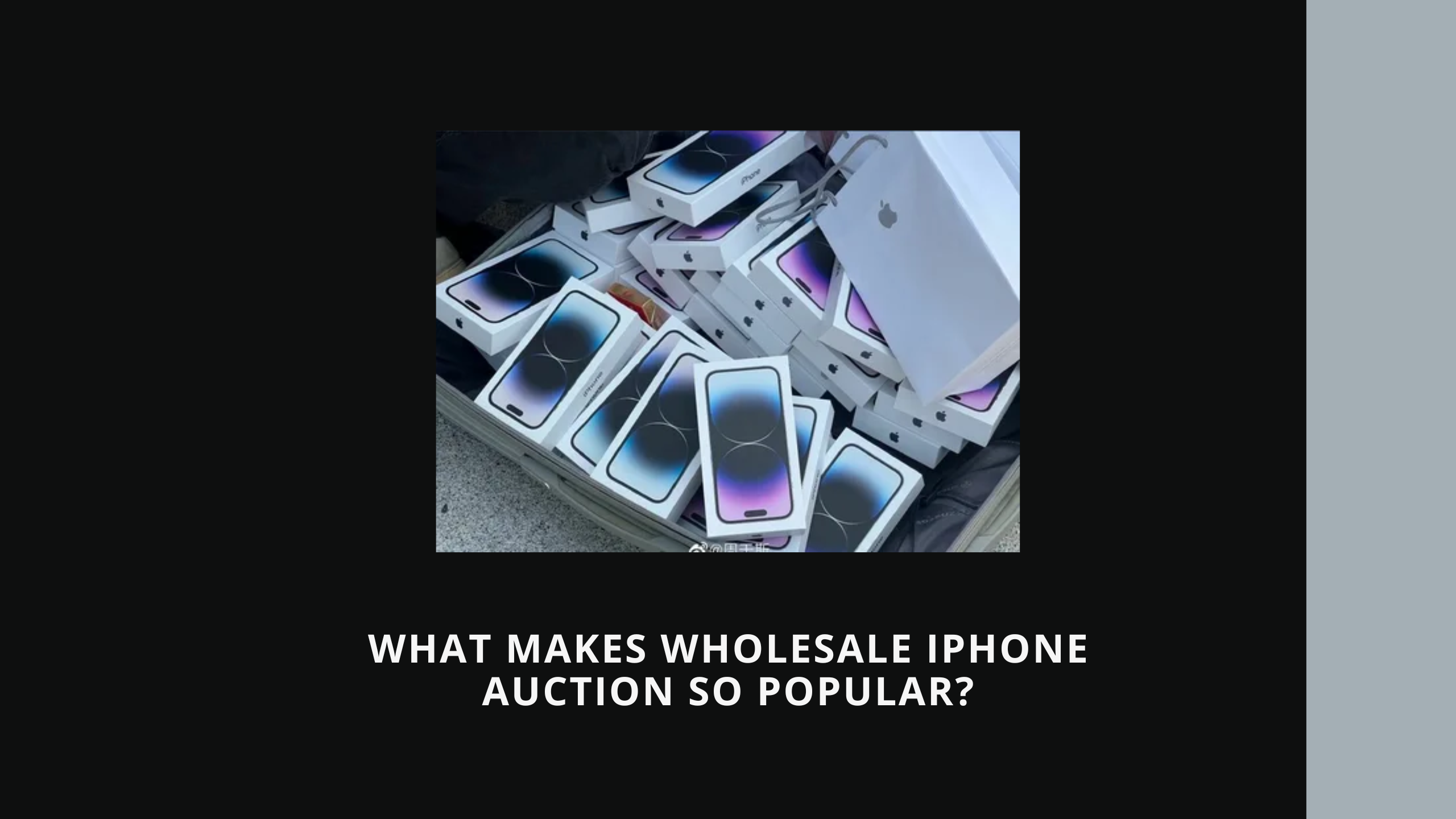 What Makes Wholesale iPhone Auction So Popular? - Newsglo