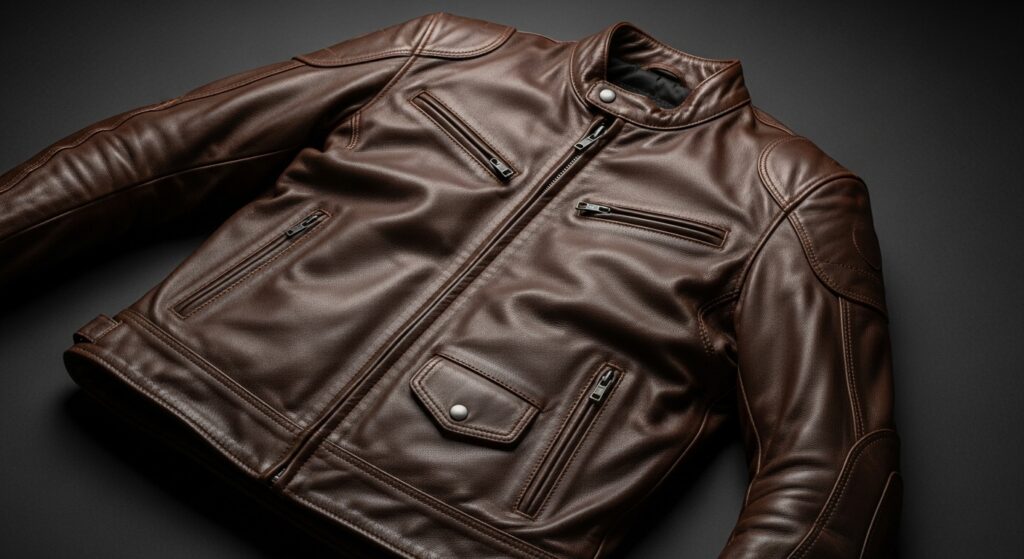 leather jacket motorcycle