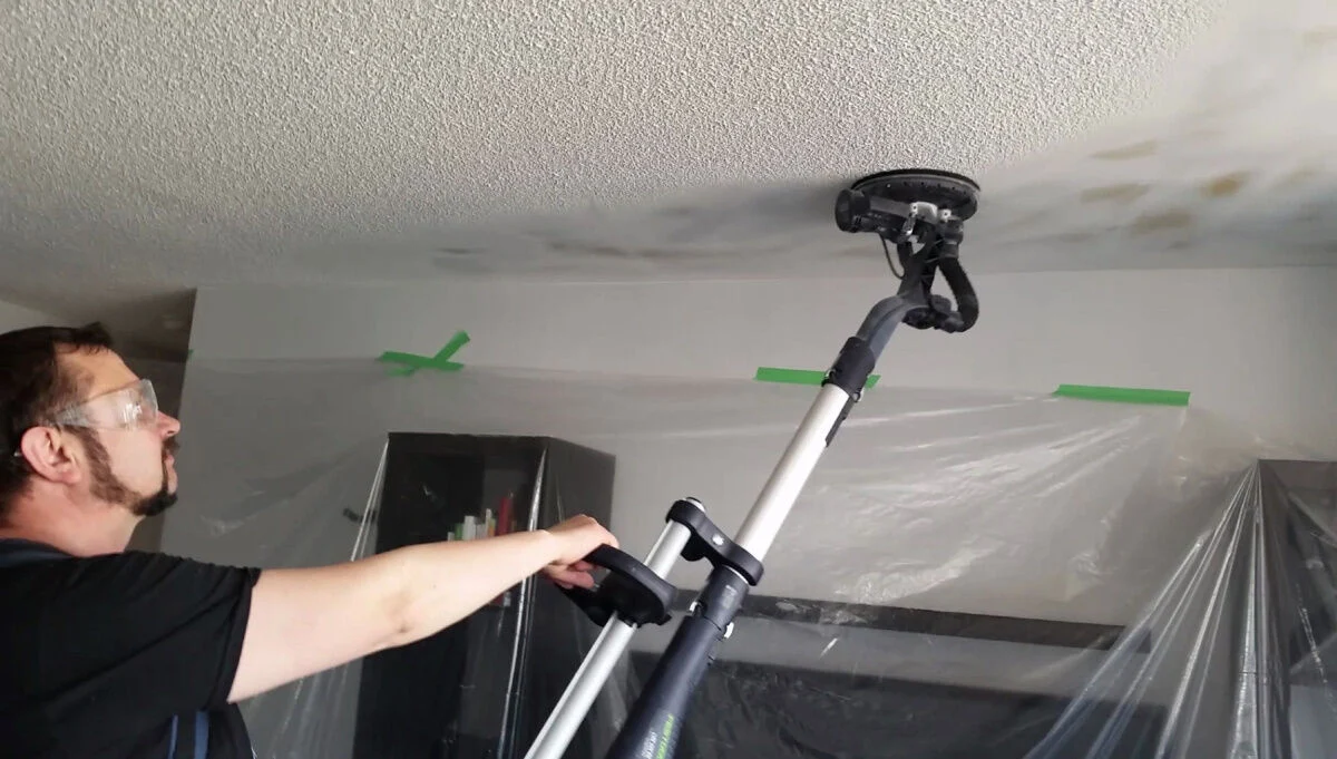 Ceiling Popcorn Removal