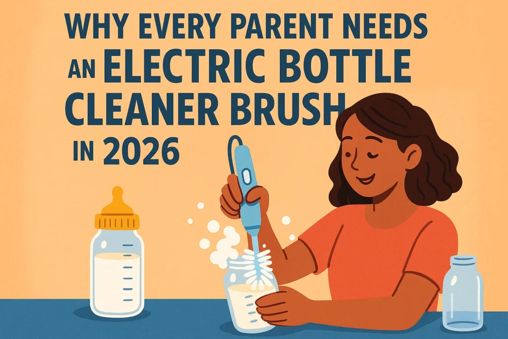 electric bottle cleaner brush