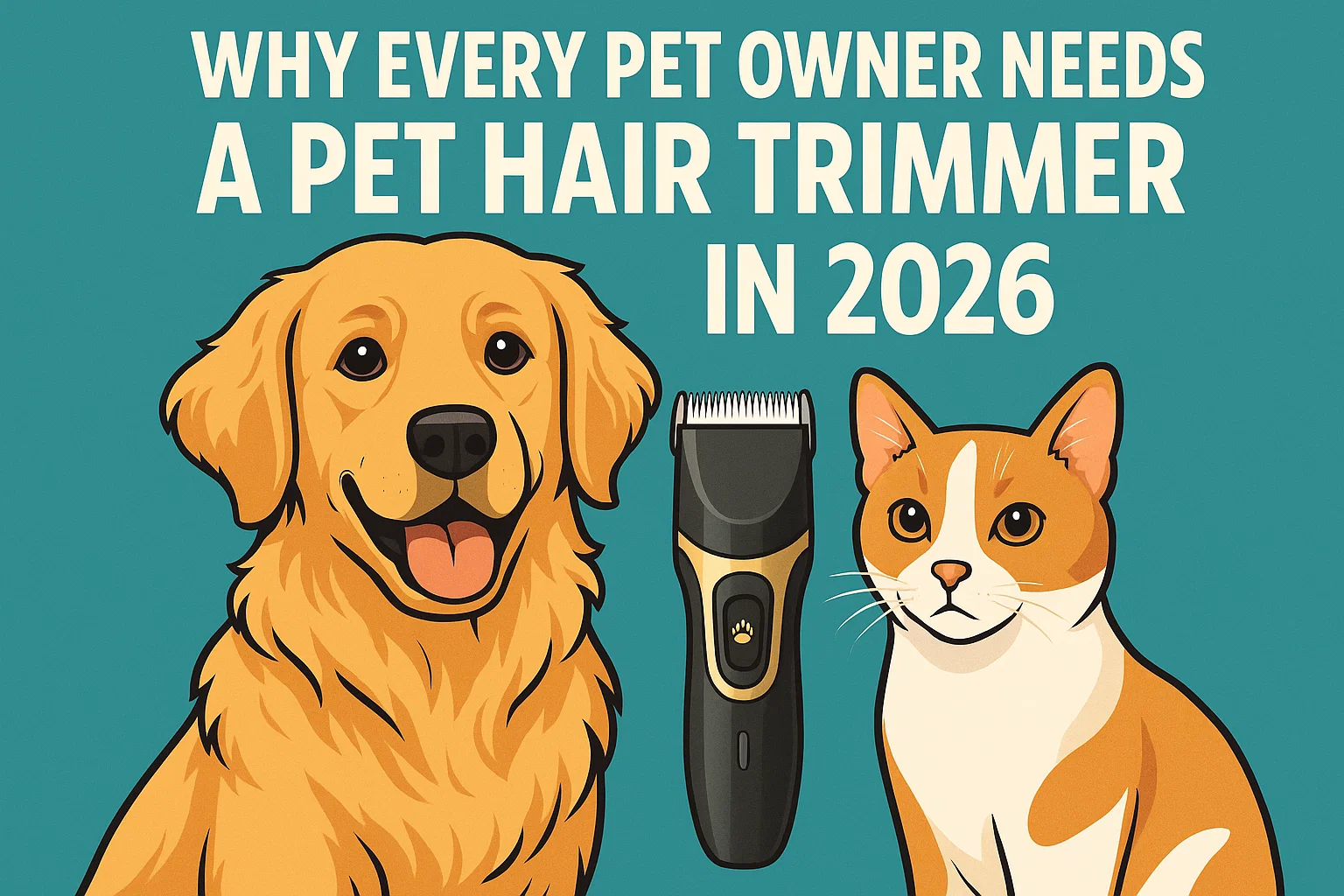 Pet hair trimmer