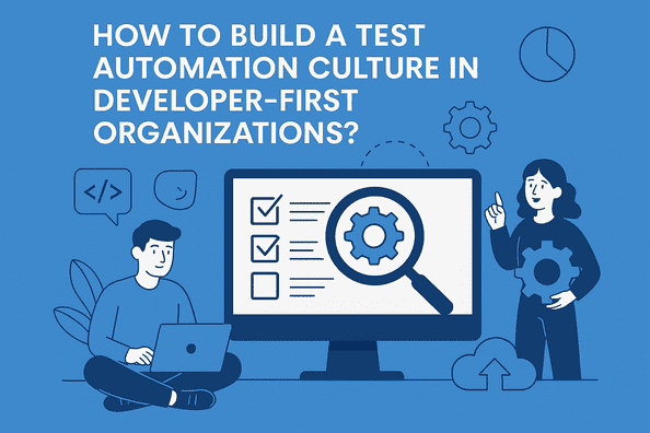 Build a Test Automation Culture in Developer-First Organizations