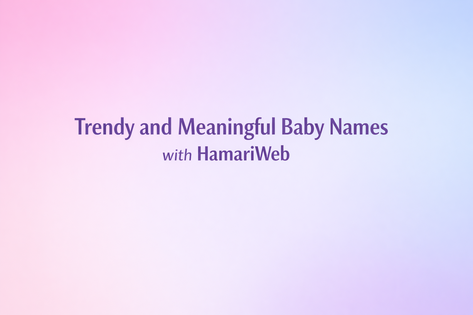 baby names