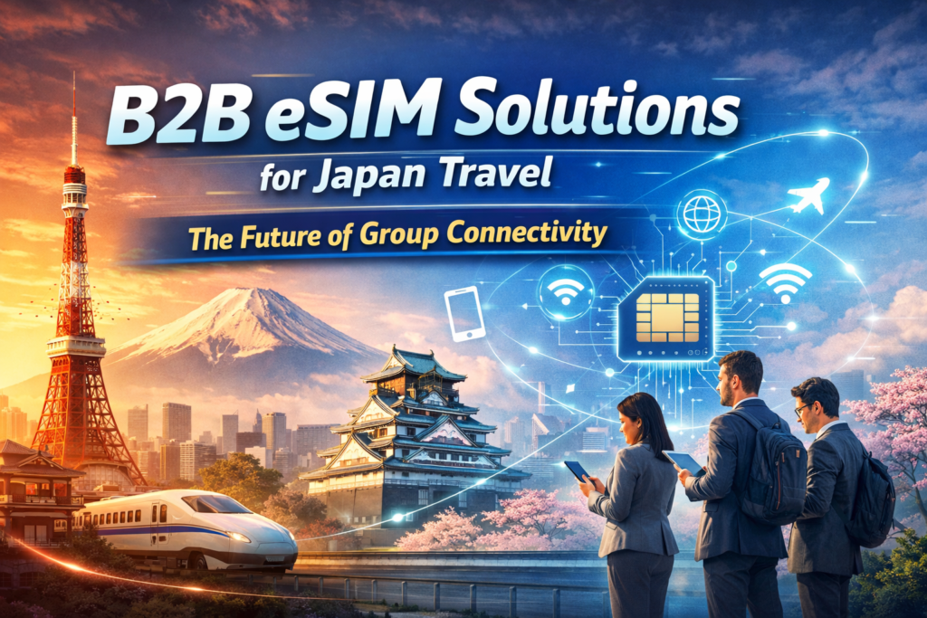 B2B eSIM Solutions for Japan Travel | The Future of Group Connectivity