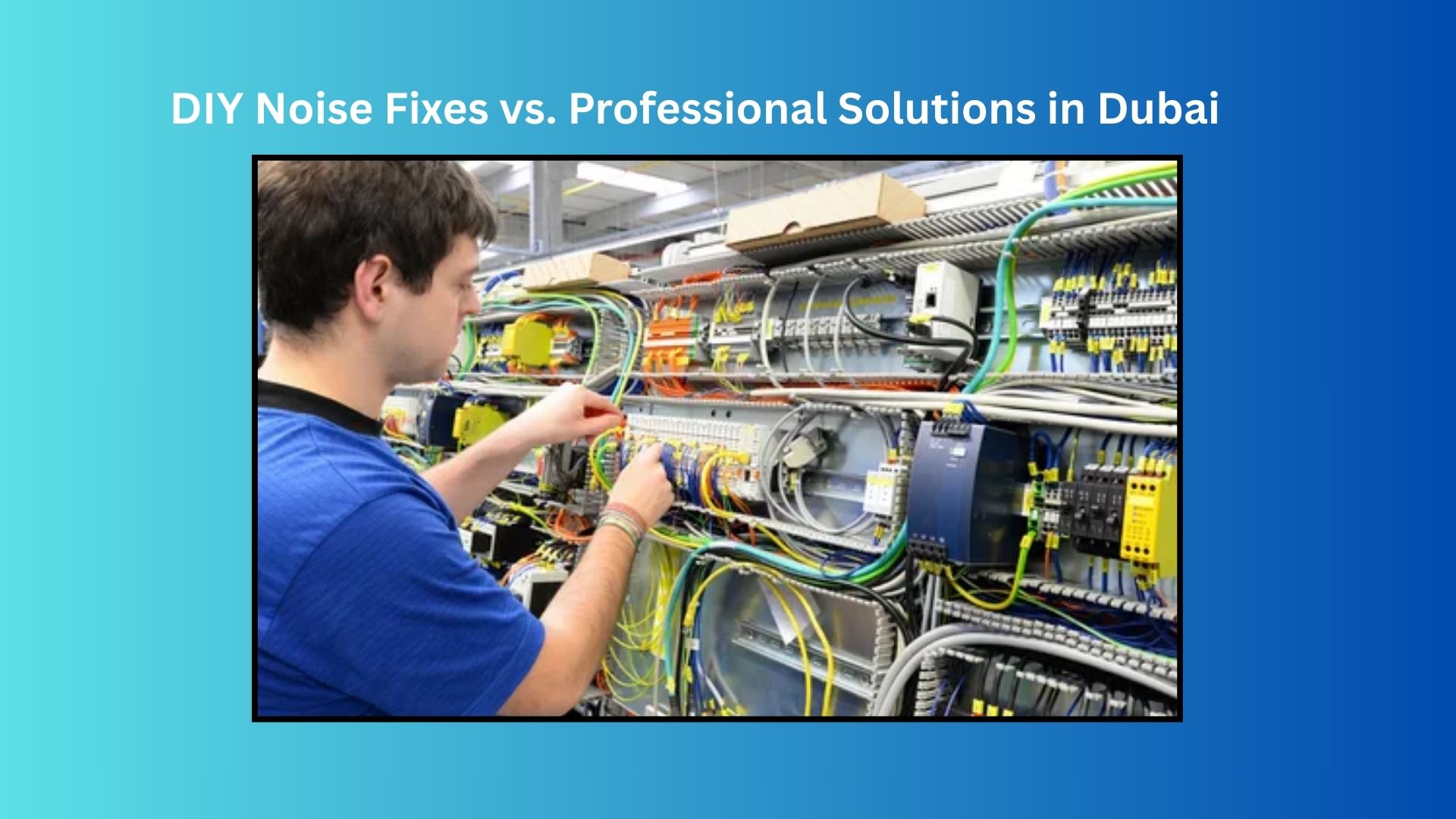 DIY Noise Fixes vs. Professional Solutions in Dubai
