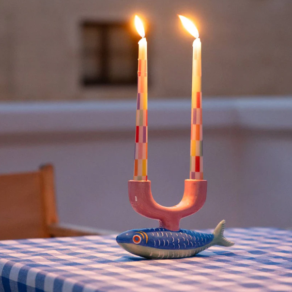 Fish Ceramic Candle Holder – Elegant Décor for Every Room - Newsglo