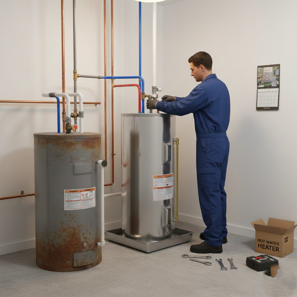 When to Book Water Heater Installation services in Denton TX