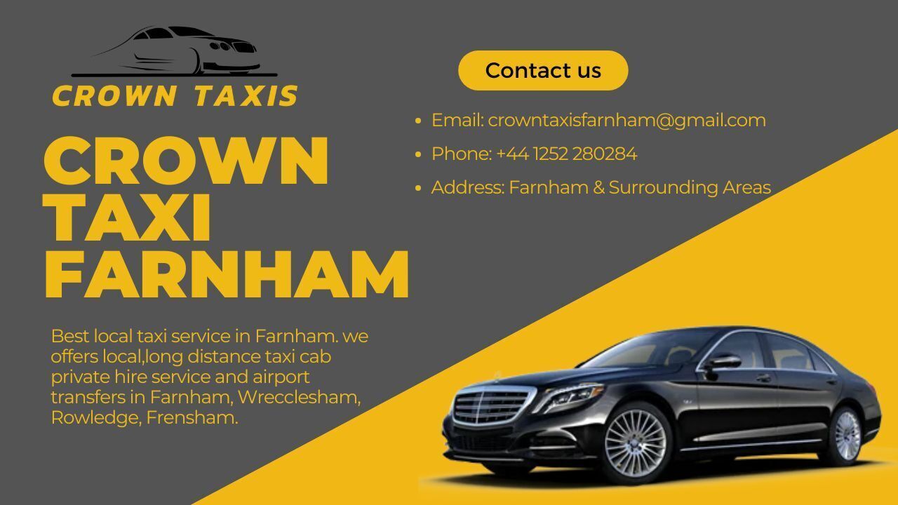 Taxi Near Me? Crown Taxis Ensures Smooth Journeys - Newsglo