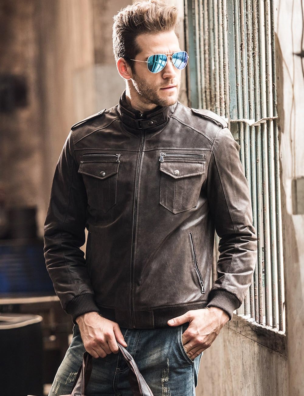 leather jacket for mens