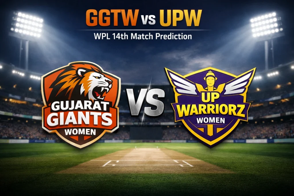GGTW vs UPW 14th match prediction