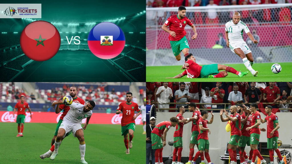 Morocco vs Haiti Tickets | FIFA World Cup Tickets | World Cup Tickets | Football World Cup Tickets