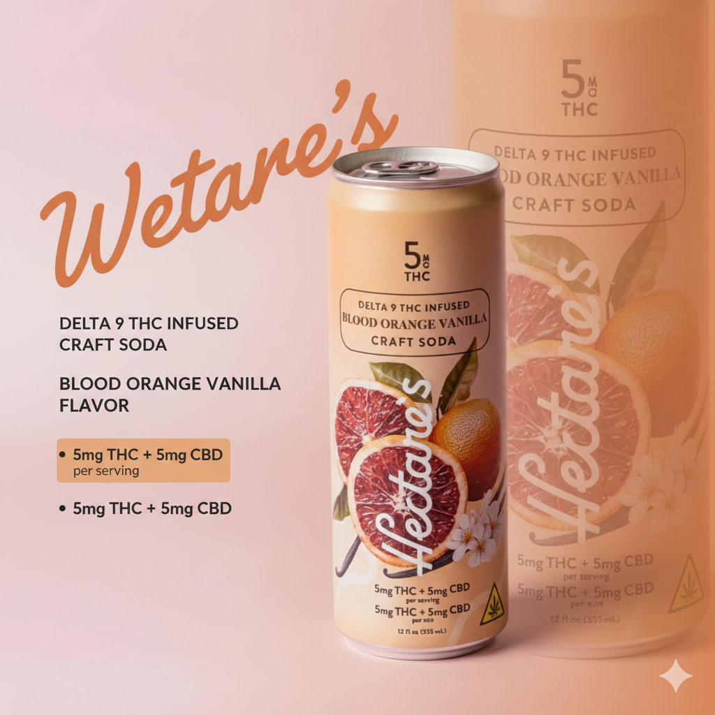 Delta 9 THC Soda: Blood Orange Vanilla 5mg Craft Soda Guide - Newsglo
