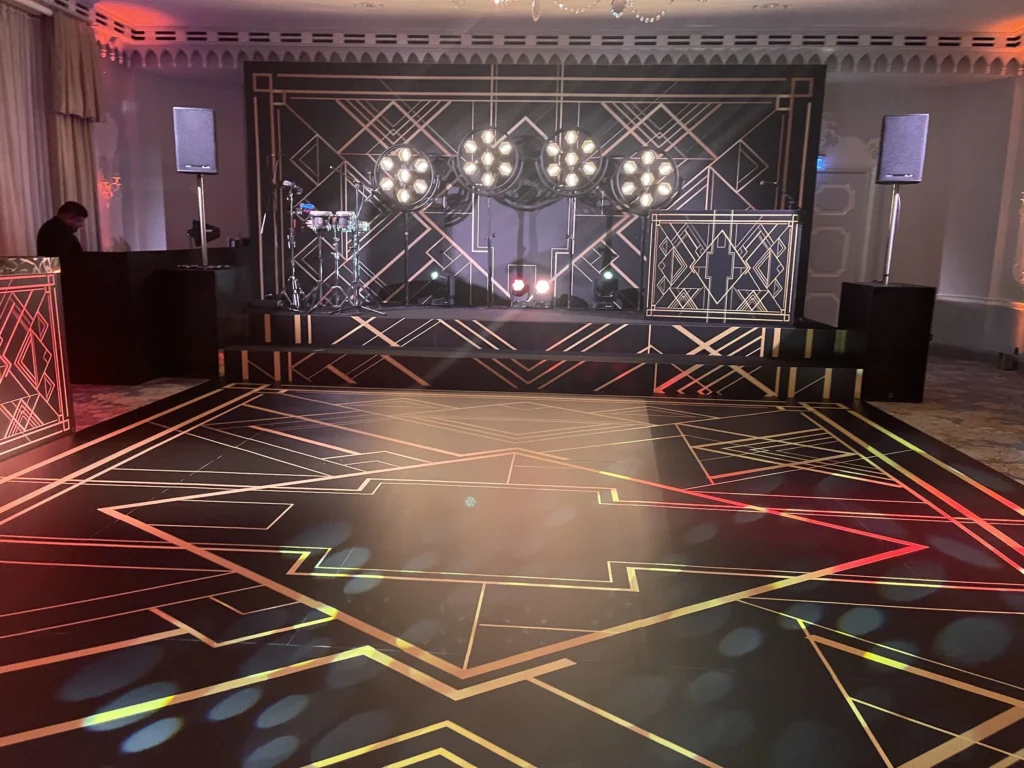 Printed Dance Floor Hire
