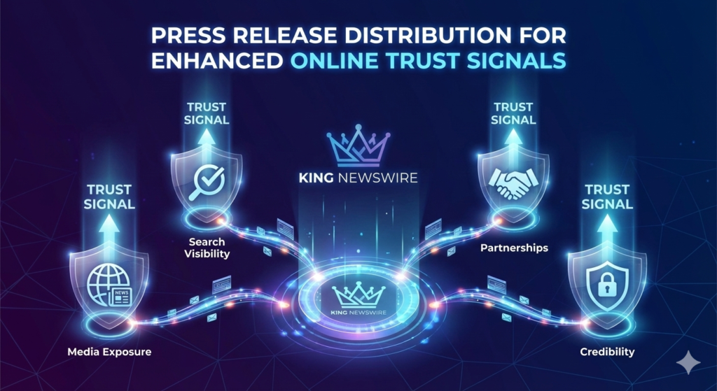 Press Release Distribution for Enhanced Online Trust Signals