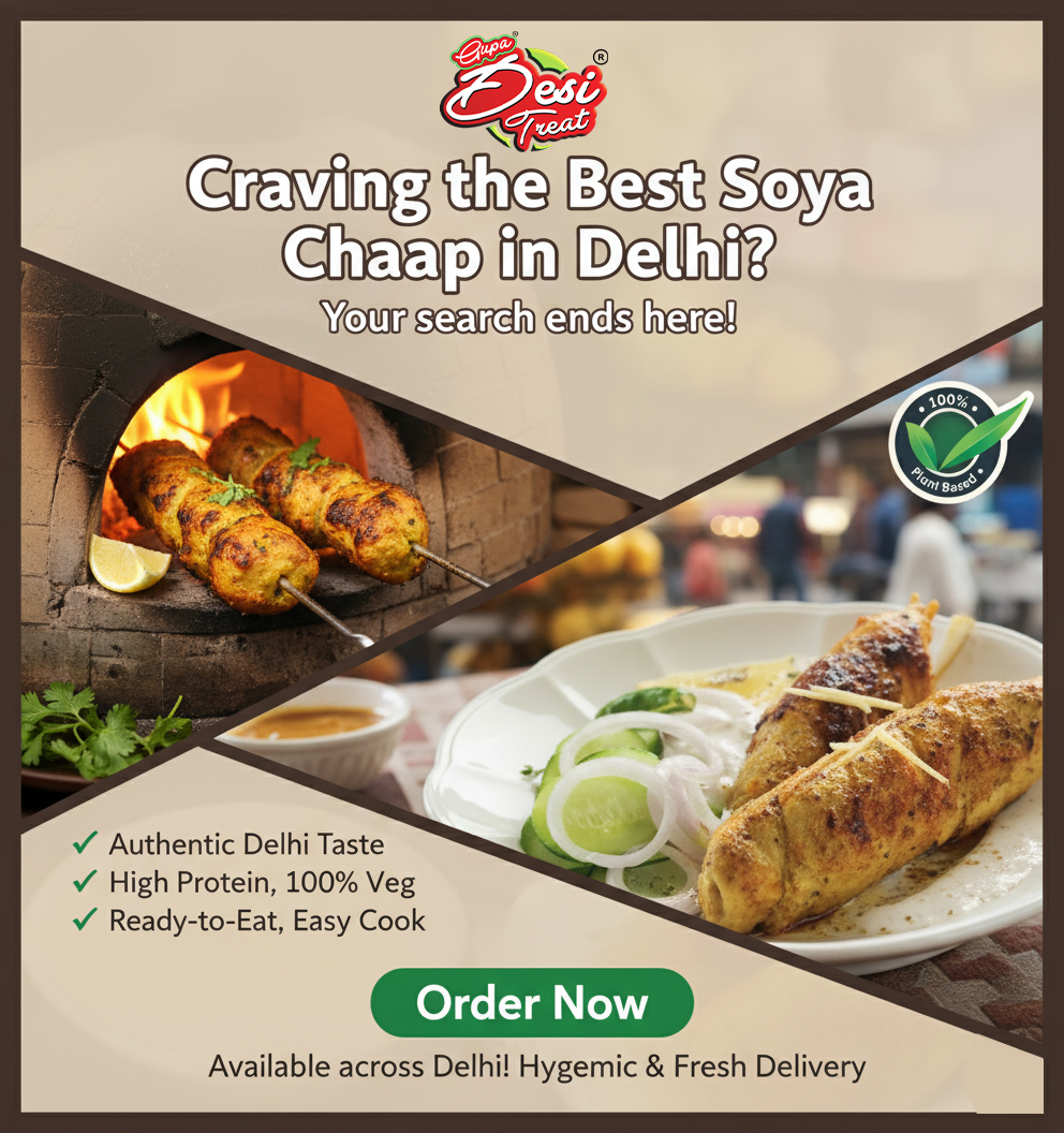 Desi Treat soya chaap