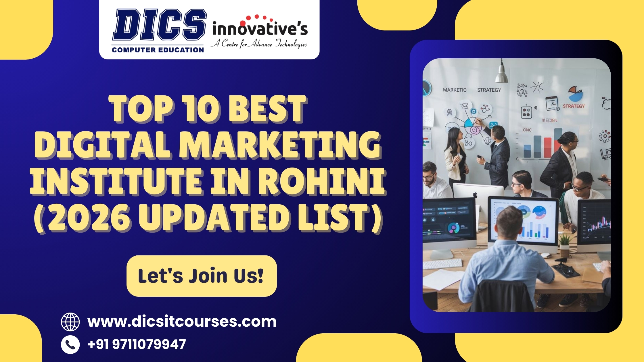 Top 10 Best Digital Marketing Institute in Rohini (2025 Updated List) - Newsglo Top 10 Best Digital Marketing Institute in Rohini