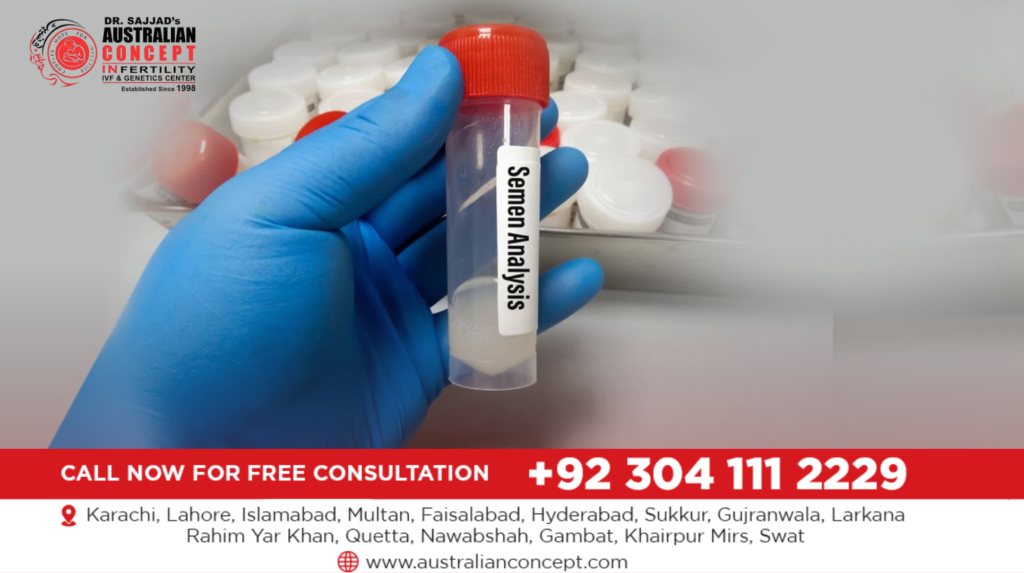 Semen analysis test in Lahore
