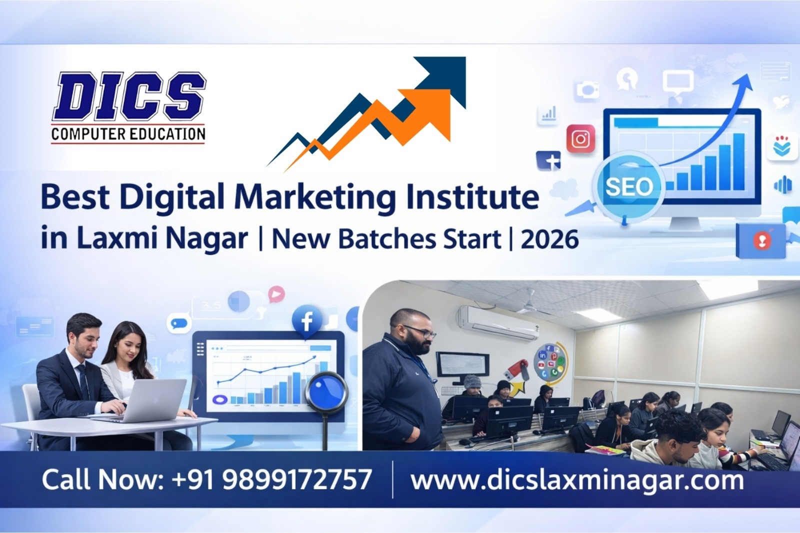 Best Digital Marketing Institute in Laxmi Nagar | 2026 - Newsglo
