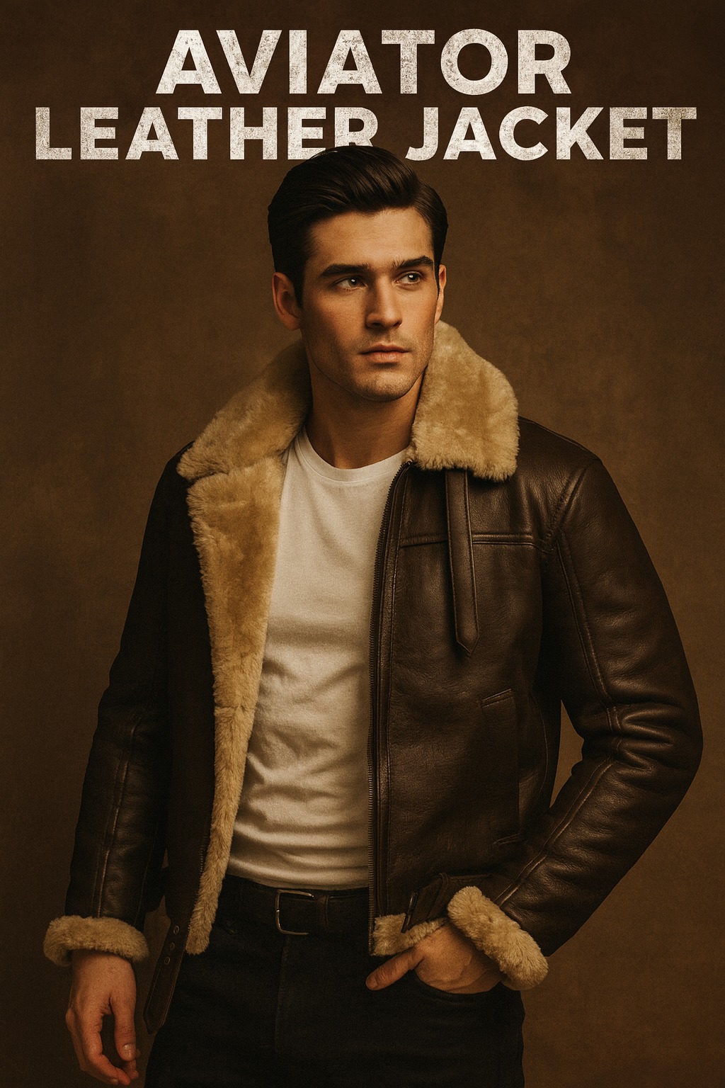 pilot leather jacket