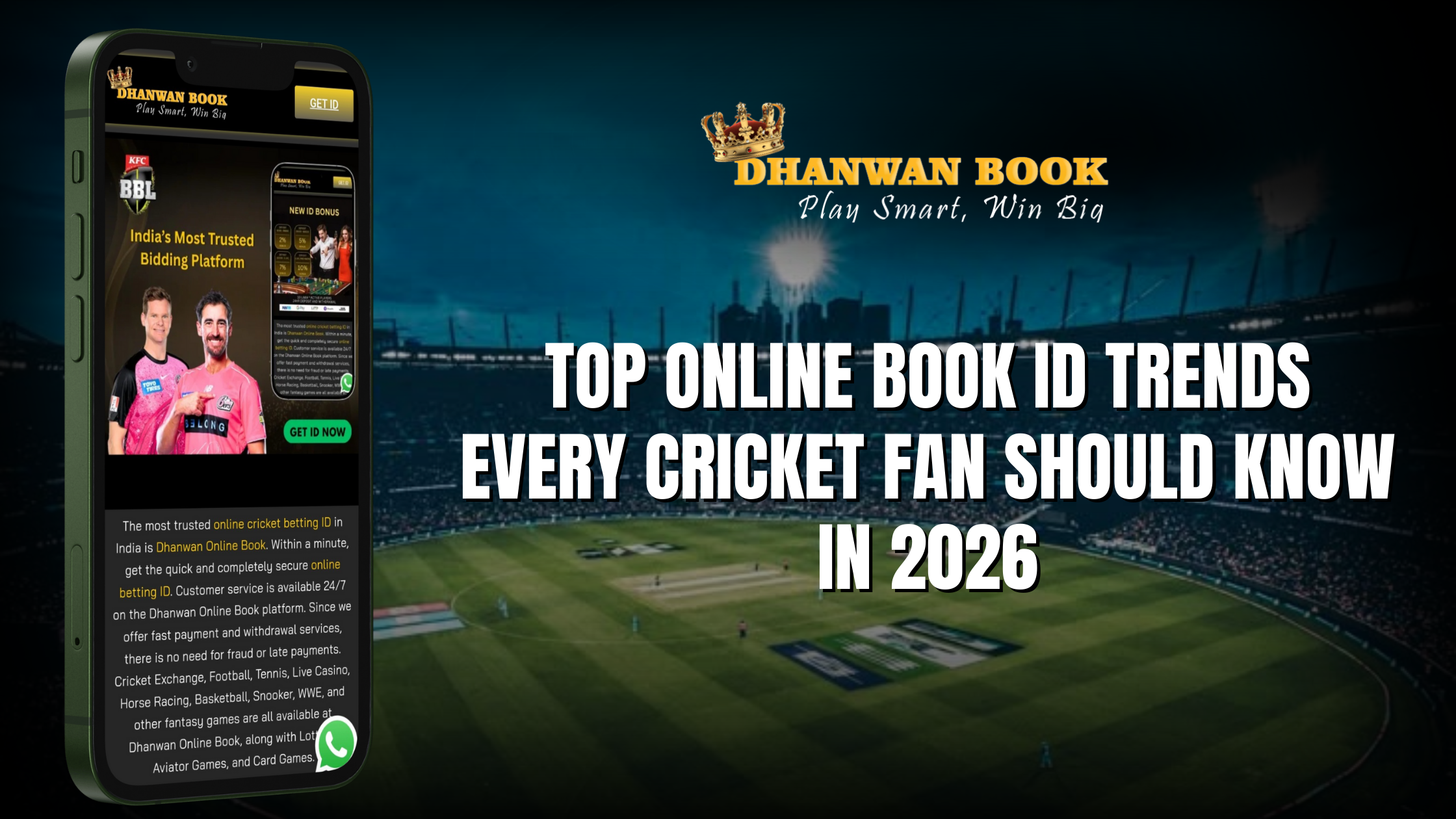 Top Online Book ID Trends Every Cricket Fan Should Know in 2026 - Newsglo