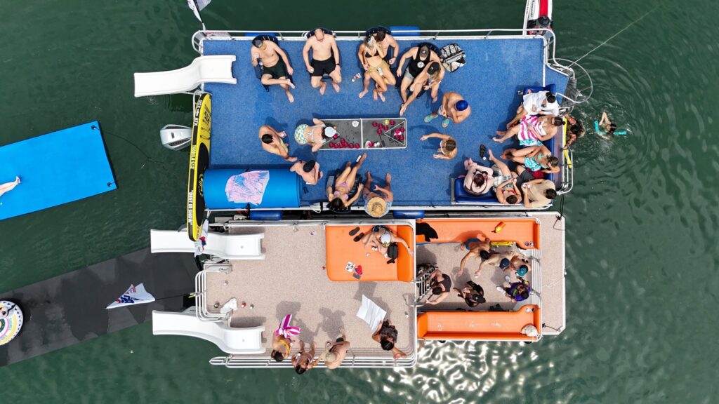 Private Pontoon Boat Rental Austin