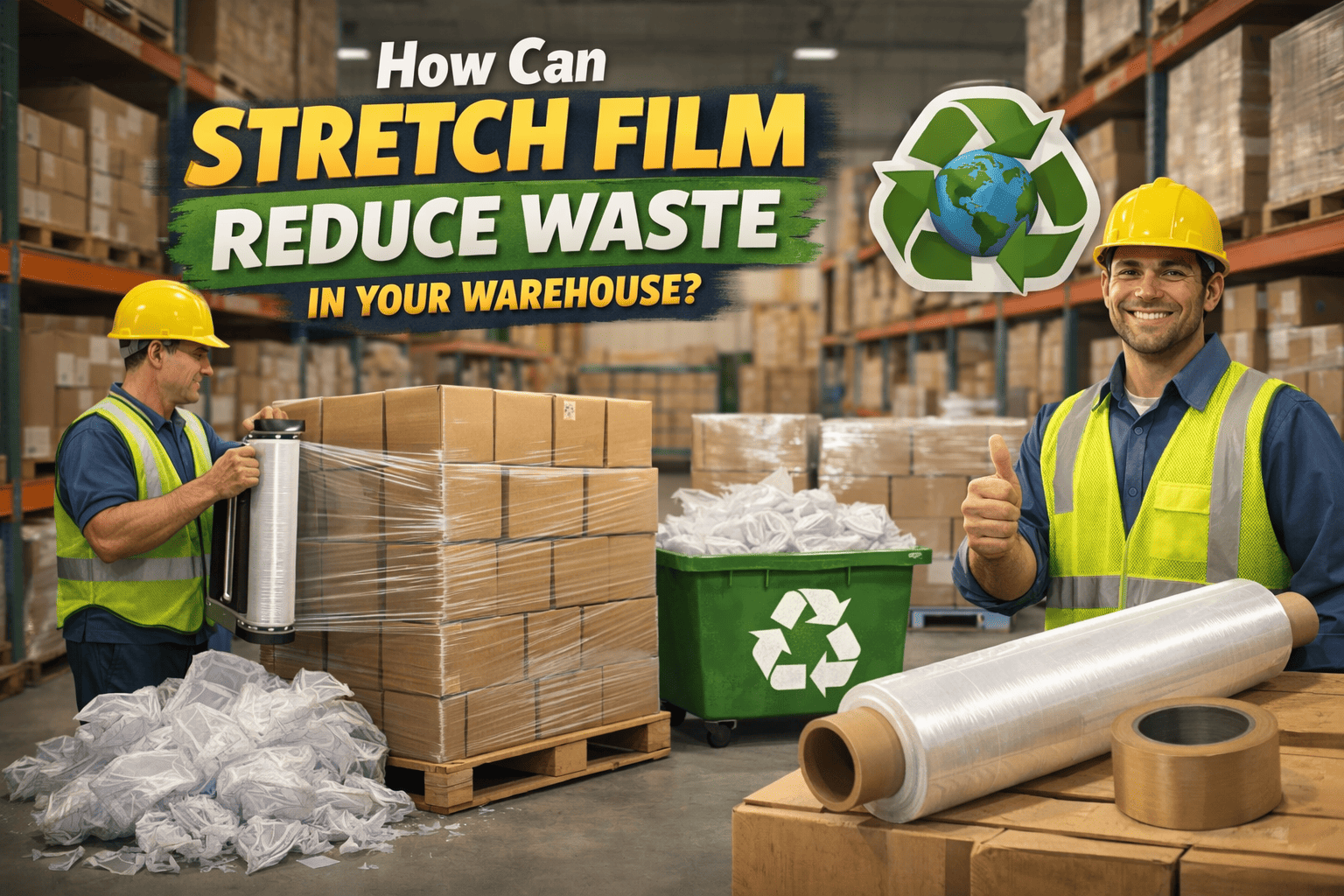 How Can Stretch Film Reduce Waste in Your Warehouse? - Newsglo