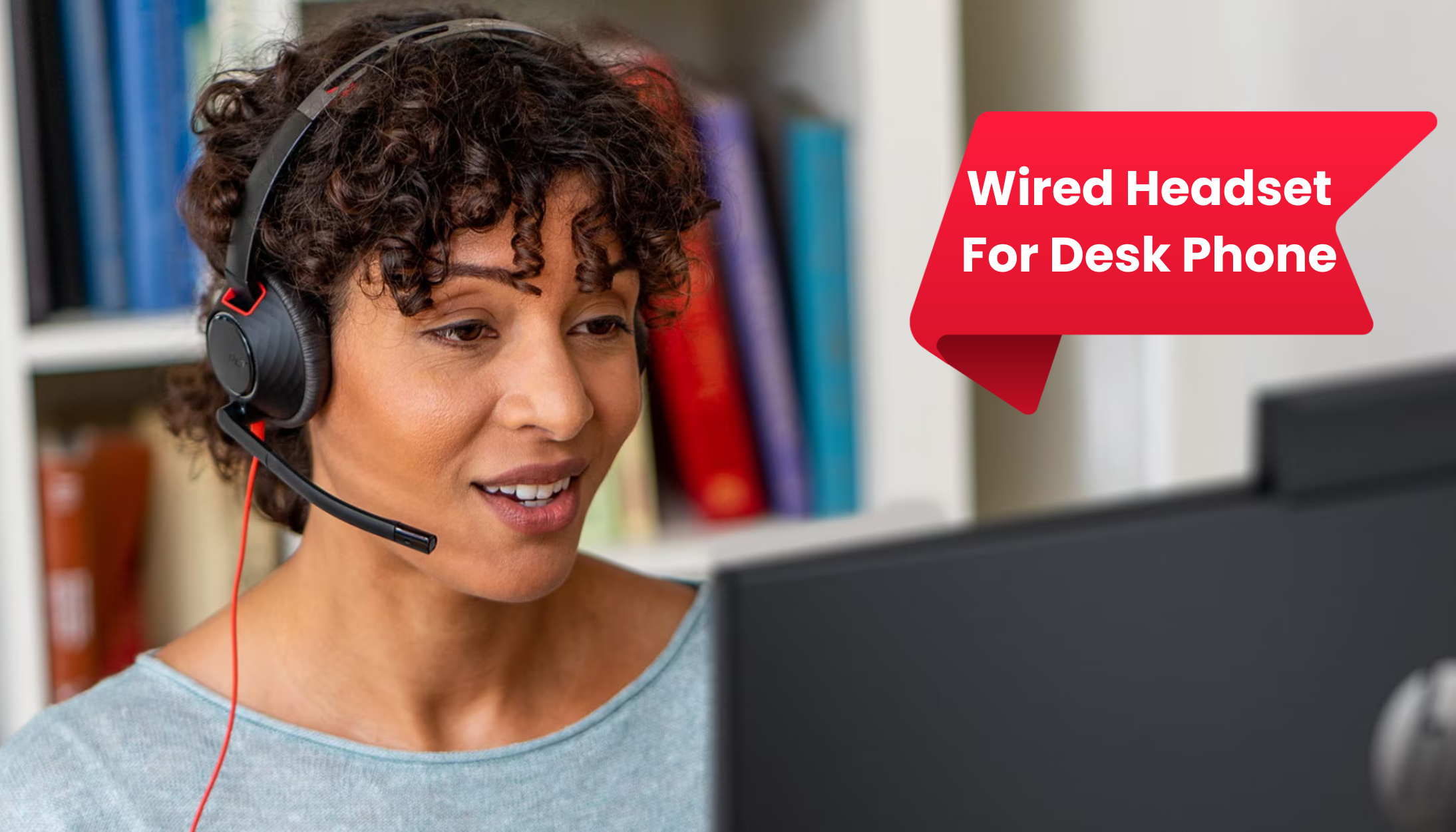 wired headset for desk phone