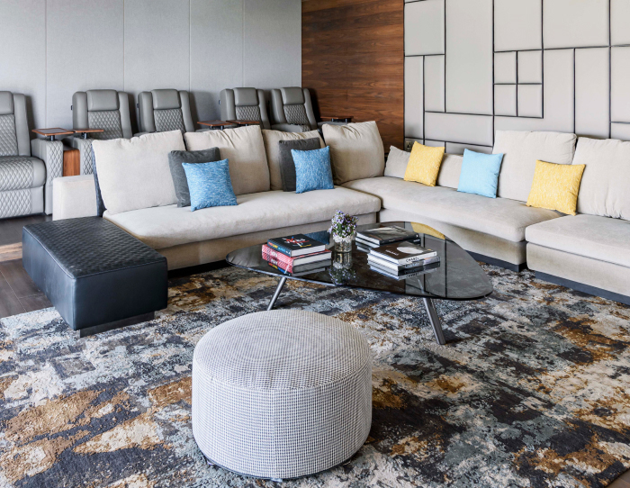 Rust Colored Abstract Rugs and Modern Swirl Rugs for Stylish Home Interiors - Newsglo Rust Colored Abstract Rugs