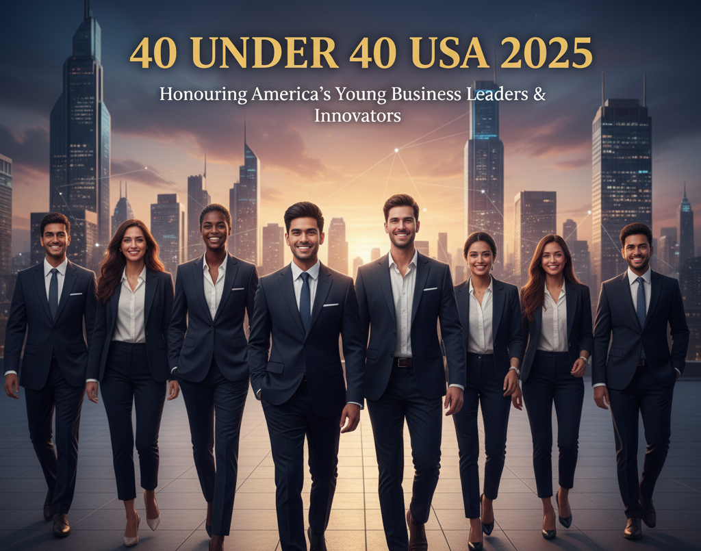 Tradeflock Presents 40 Under 40 USA 2025, Honouring Visionary Trailblazers - Newsglo Tradeflock Presents 40 Under 40 USA 2025, Honouring Visionary Trailblazers - Newsglo