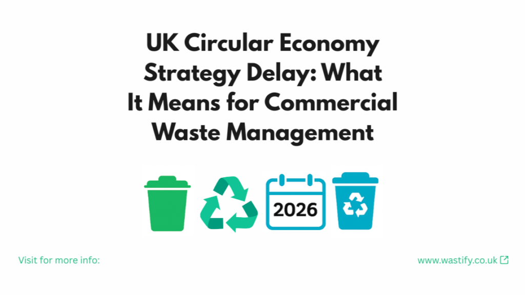 UK Circular Economy Strategy Delay: What It Means for Commercial Waste Management