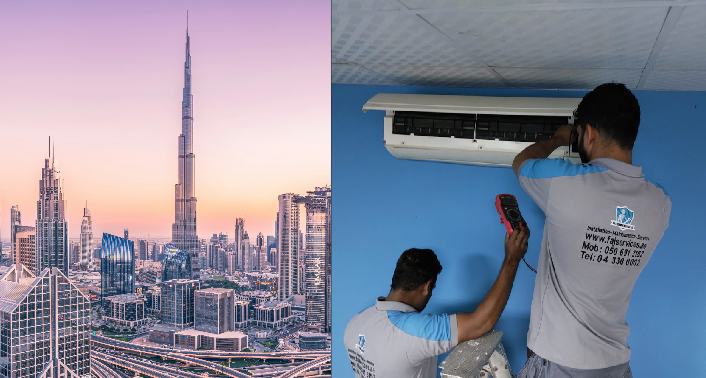 Same Day AC Repair Dubai by FAJ Technical Services L.L.C - Newsglo