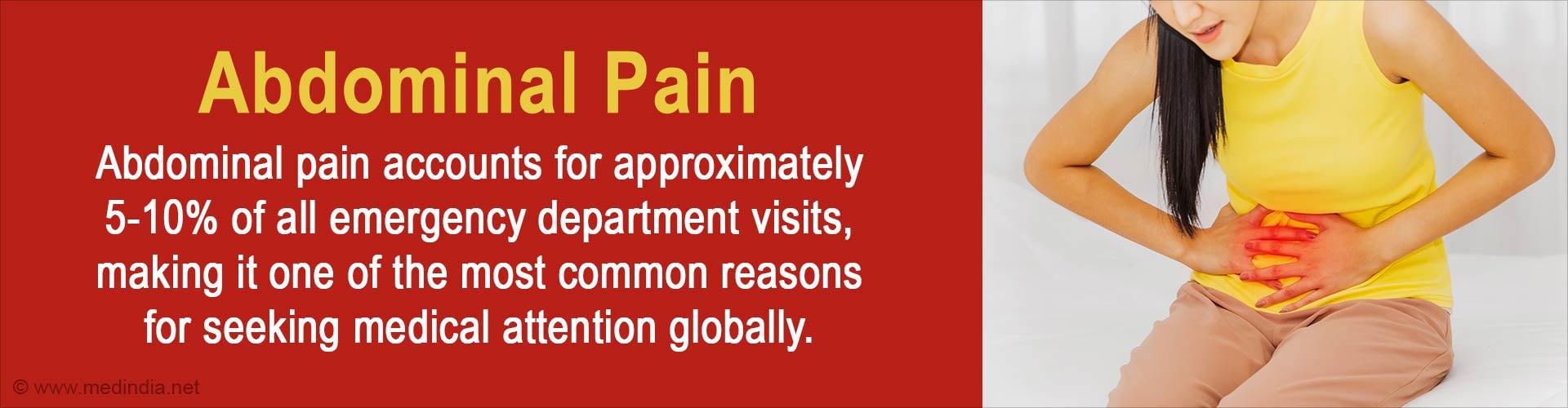 Healthcare provider diagnosing causes of Abdominal Pain.