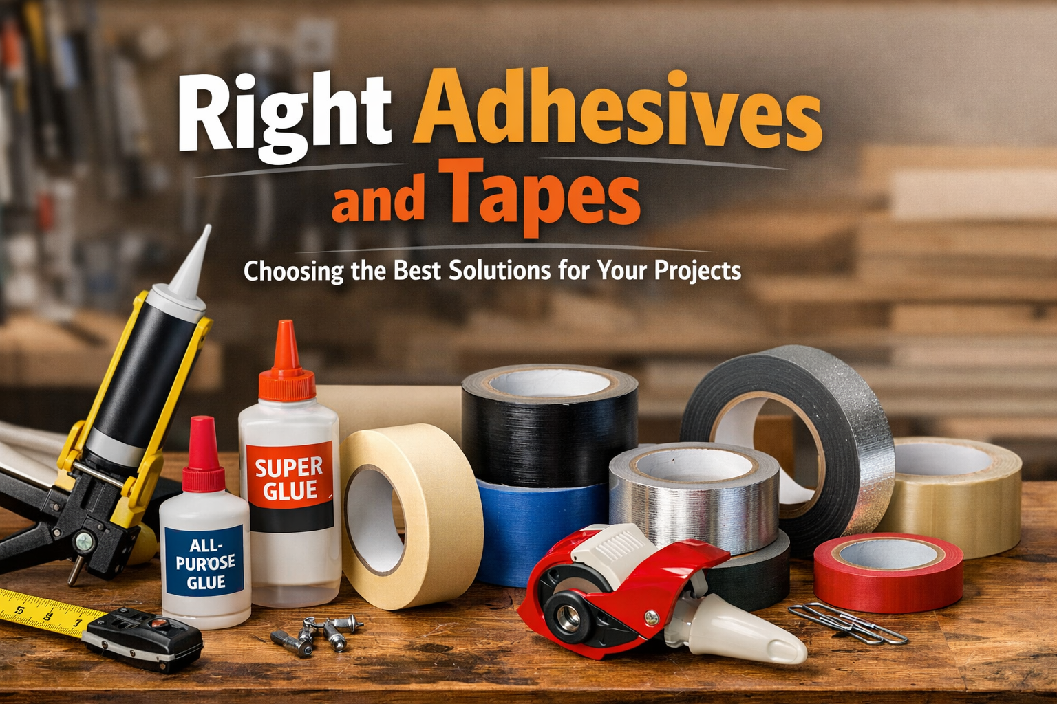 Why Choosing the Right Adhesives and Tapes Makes Every Project Better - Newsglo Adhesives and Tapes