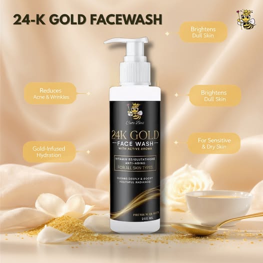 24K Gold Face Wash