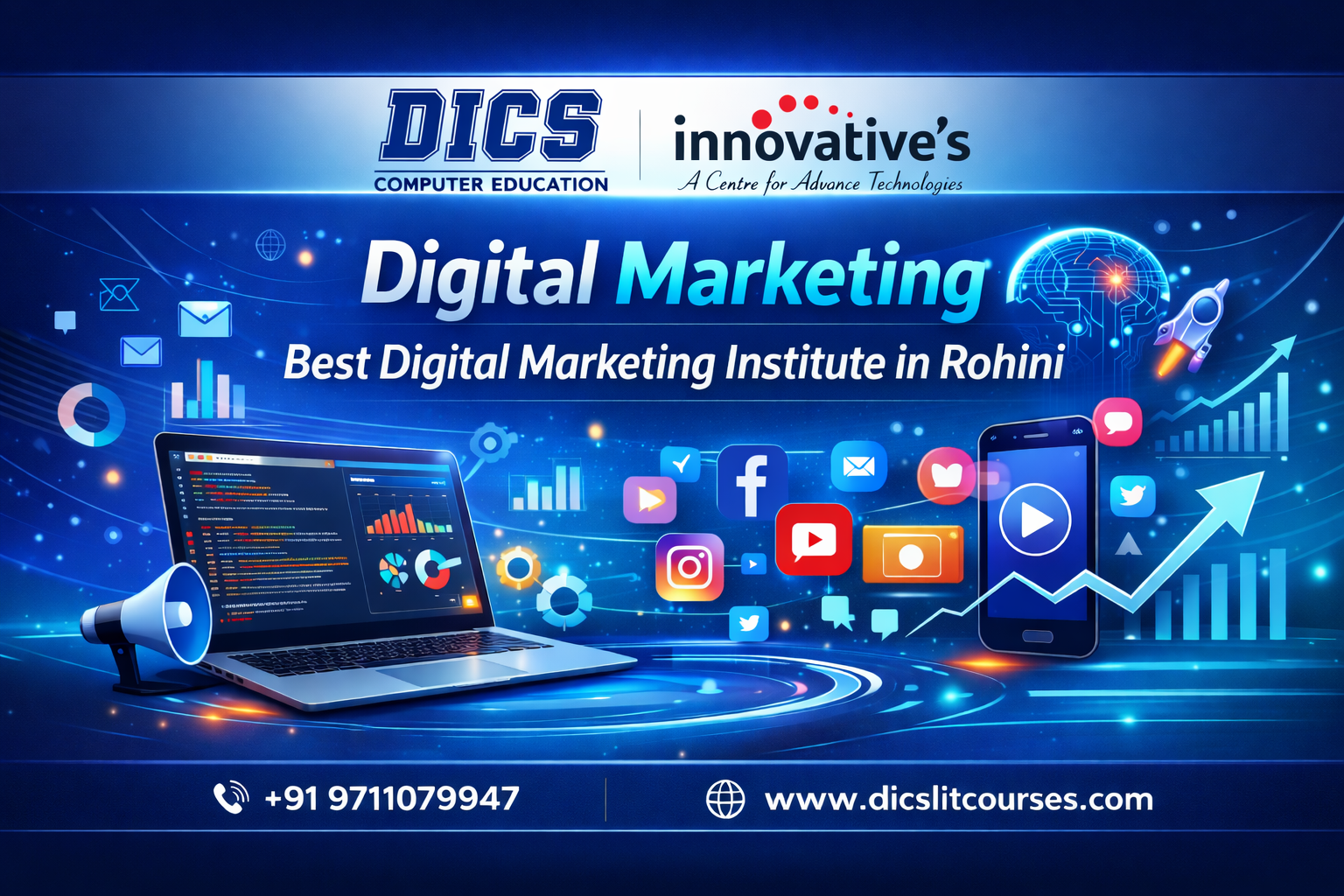 Best Digital Marketing Institute in Rohini