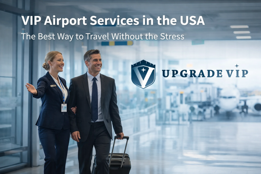 VIP Airport Services in the USA with professional meet and greet assistance at terminal by upgrade VIP