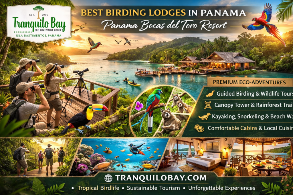 best birding lodges in panama & panama bocas del toro resort