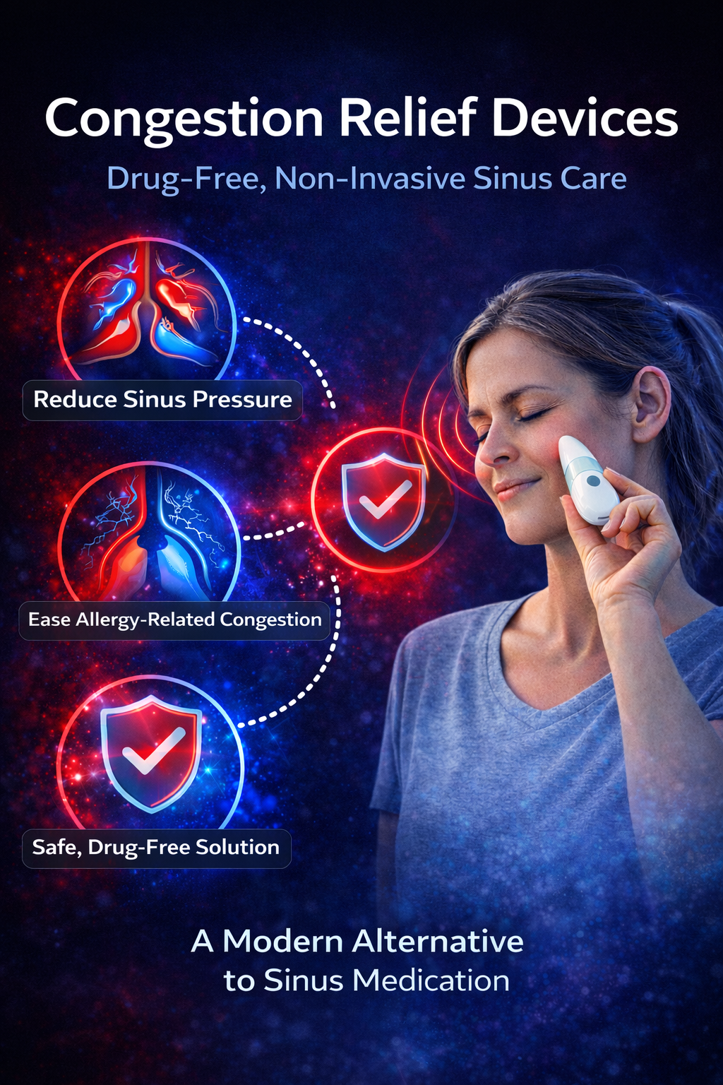 Congestion relief devices