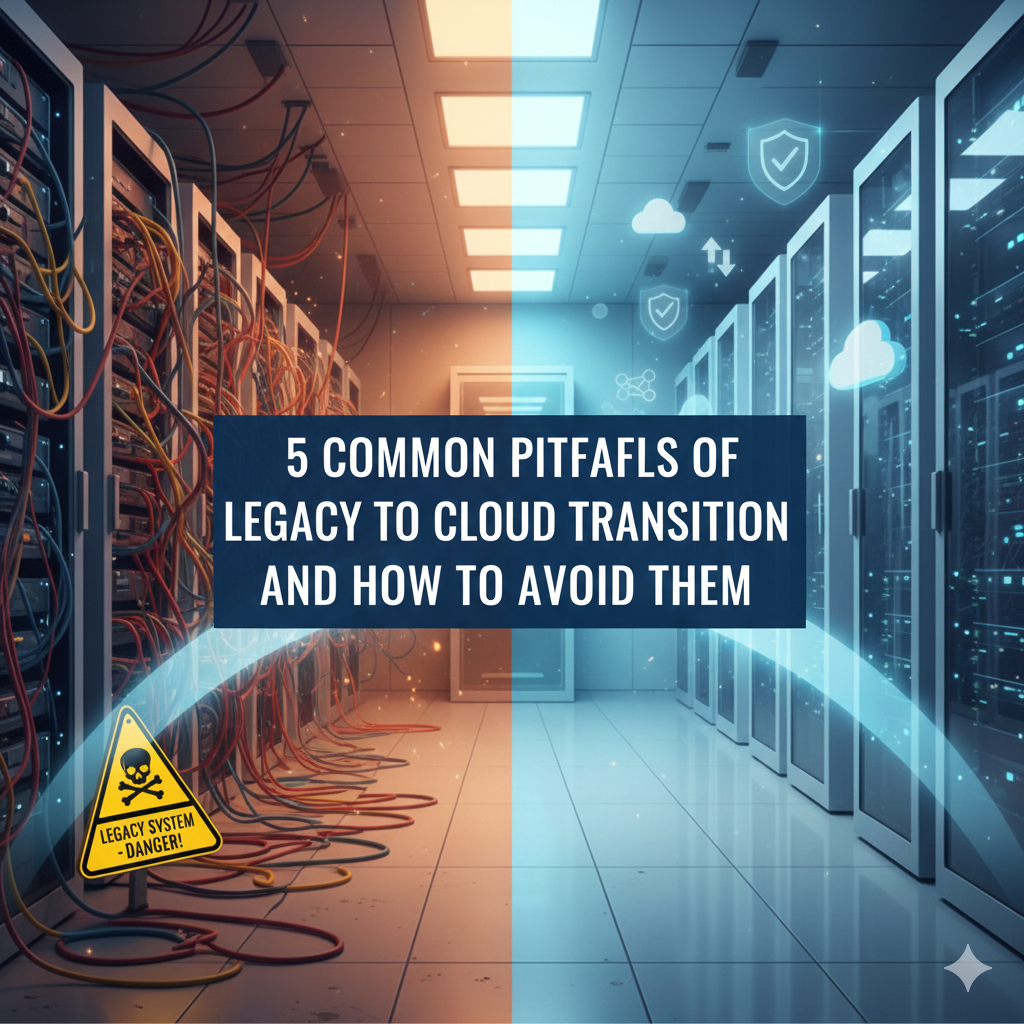 5 Common Pitfalls of Legacy to Cloud Transition and How to Avoid Them blog cove image