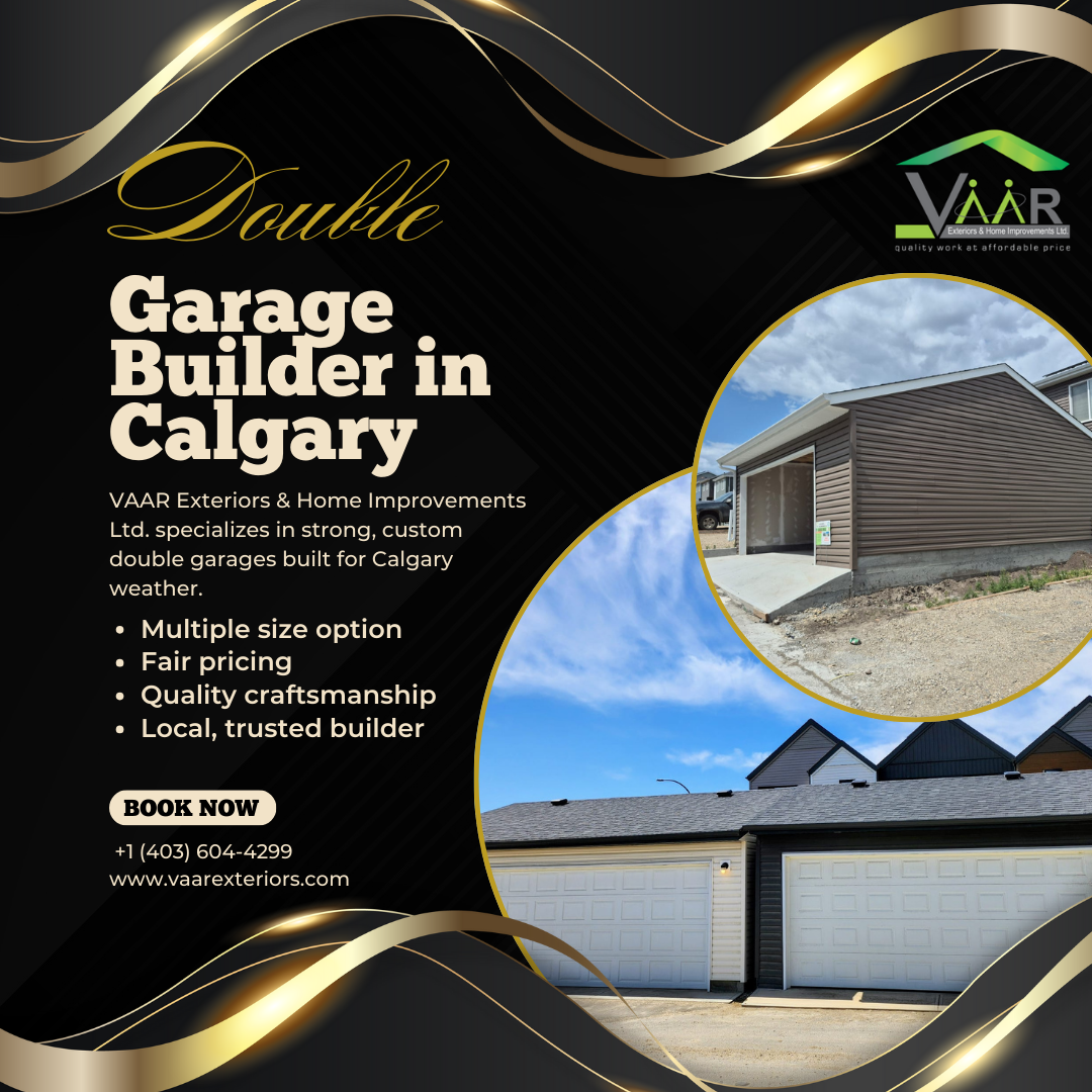 Garage Builder in Calgary – V AAR Exteriors & Home Improvements Ltd - Newsglo