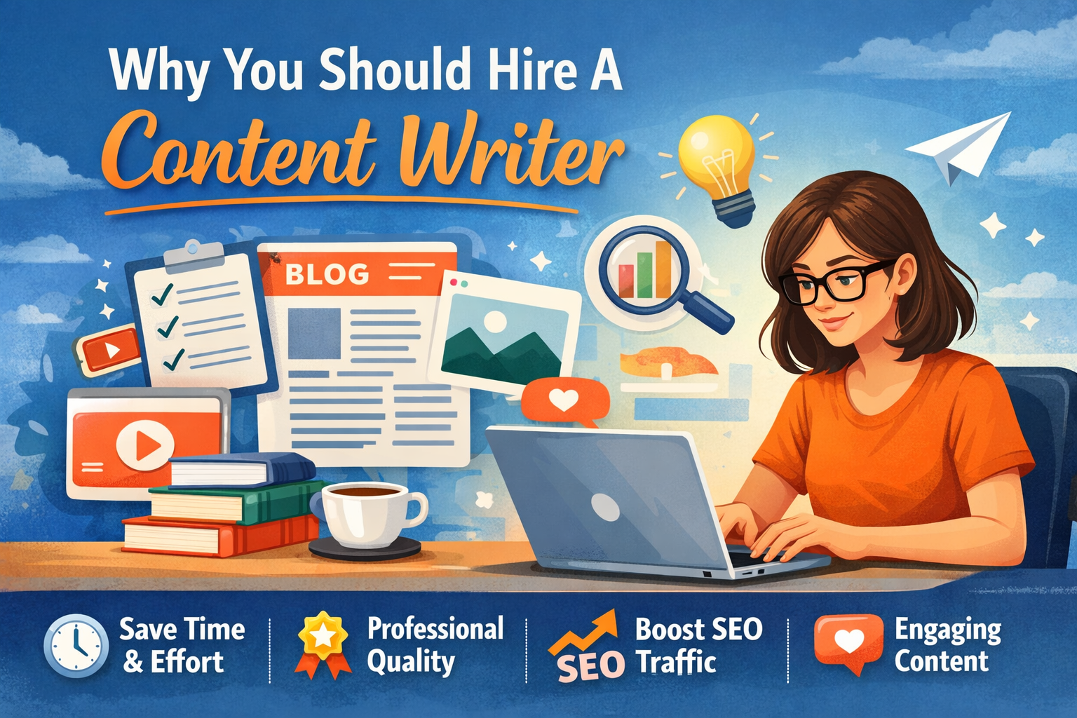 6 Reasons Why You Should Hire A Content Writer - Newsglo Hire A Content Writer