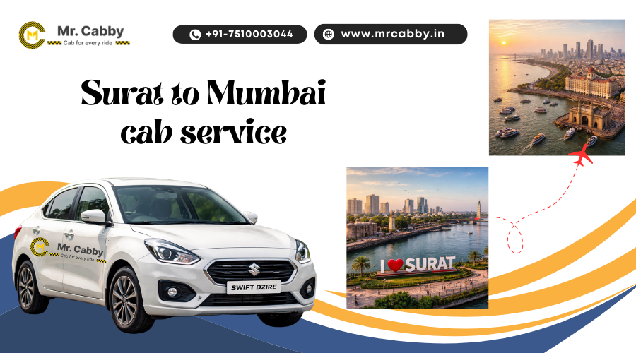 Surat to Mumbai cab Service