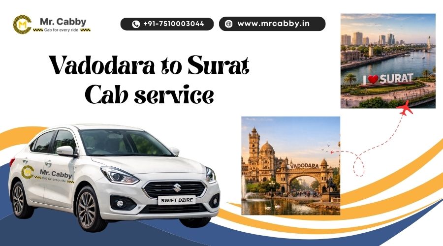 Vadodara to Surat Cab Service