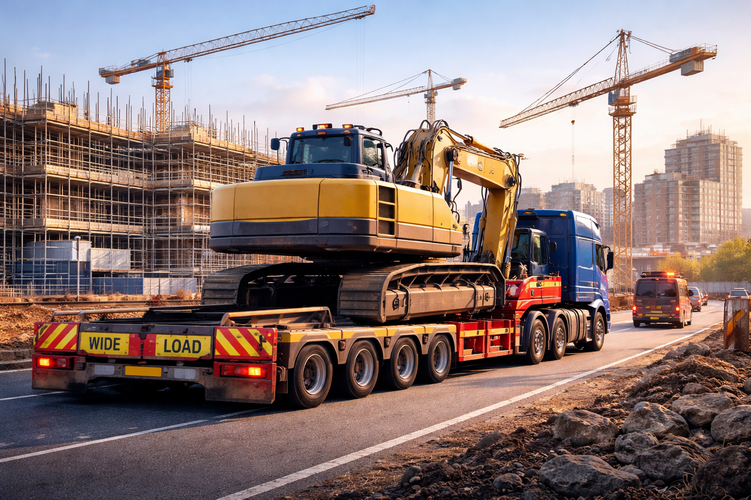 Why Heavy Haulage Services Are Essential for UK Construction Projects