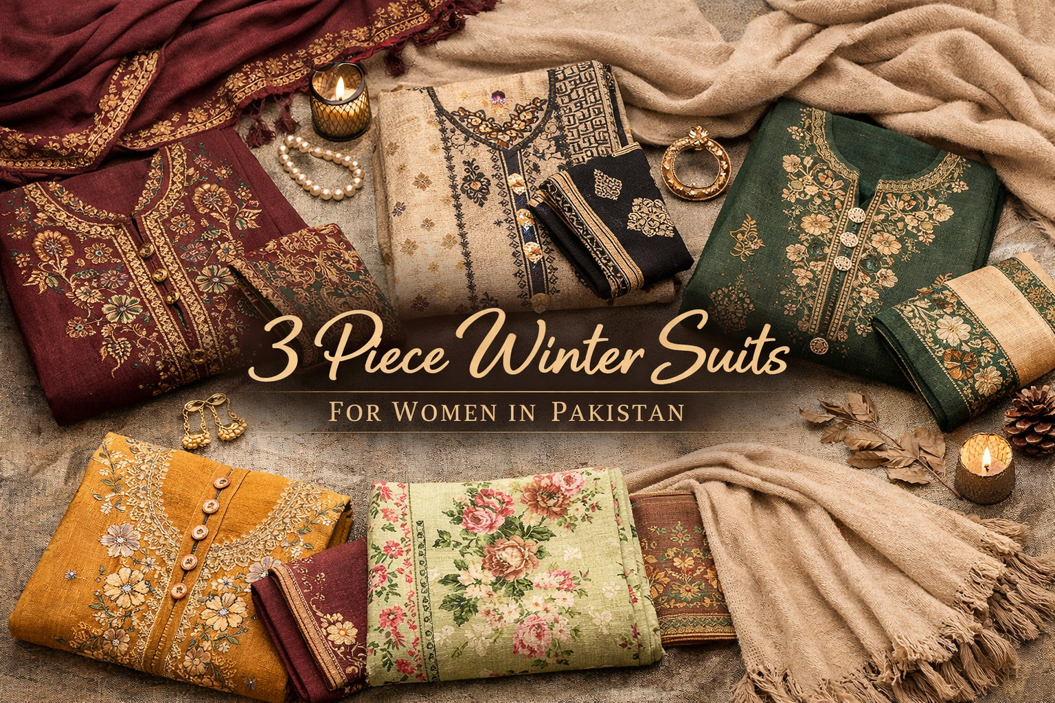 Best 3 Piece Winter Suits for Women in Pakistan - Newsglo
